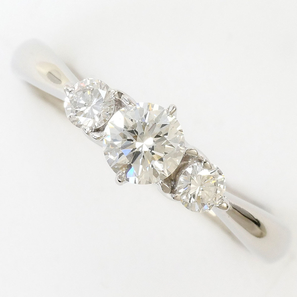 VINTAGE Silver Diamond Ring